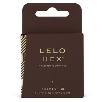 Lelo HEX Respect XL Kondom 3er Pack