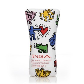 Masturbatore Uomo Keith Haring Soft Tube Cup di Tenga copertina