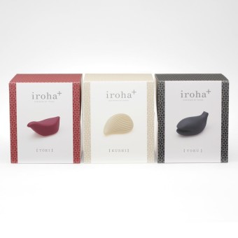 Tori Rosso Clitoral Vibrator by Iroha by Tenga pack