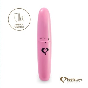Ella Vibrator Lipstick fra Feelztoys , farve: lyserød, blå og lilla