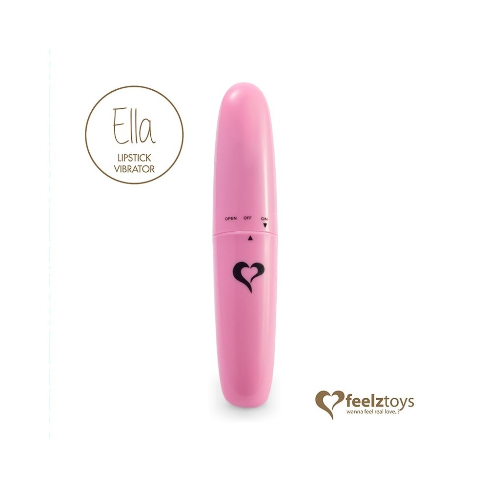 Feelztoys Ella Vibrator læbestift, farve: lyserød, lyseblå og lilla a