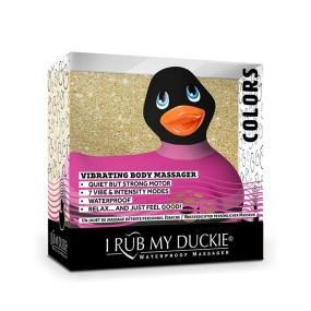 Vibratore I Rub My Duckie 2.O di Big Teaz Toys, Simpatico e Divertente,nero,  confezione