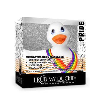 I Rub My Duckie 2.0 Praid vibrator fra Big Teaze Toys , emballage i hvid farve