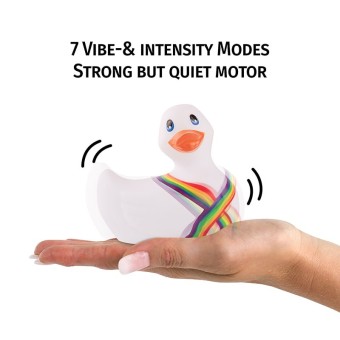 I Rub My Duckie 2.0 Praid vibrator fra Big Teaze Toys , hvid farve a