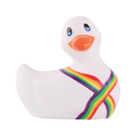 I Rub My Duckie 2.0 Praid vibrator fra Big Teaze Toys , hvid betrækfarve