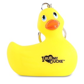 Porte-clés I Rub My Ducky de Big Teaze Toys , jaune, rose, noir, violet