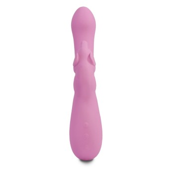 Lovebuddies Elephant vibrator fra Big Teaze Toys , i speciel silikone, lyserød farve foran