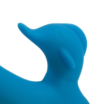 Lovebuddies Dolphin Vibrator fra Big Teaze Toys , i speciel silikone, lyseblå farve a
