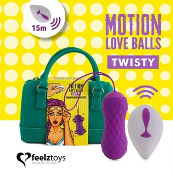 Palline Vaginale Motion Twisty di Feelztoys confezione
