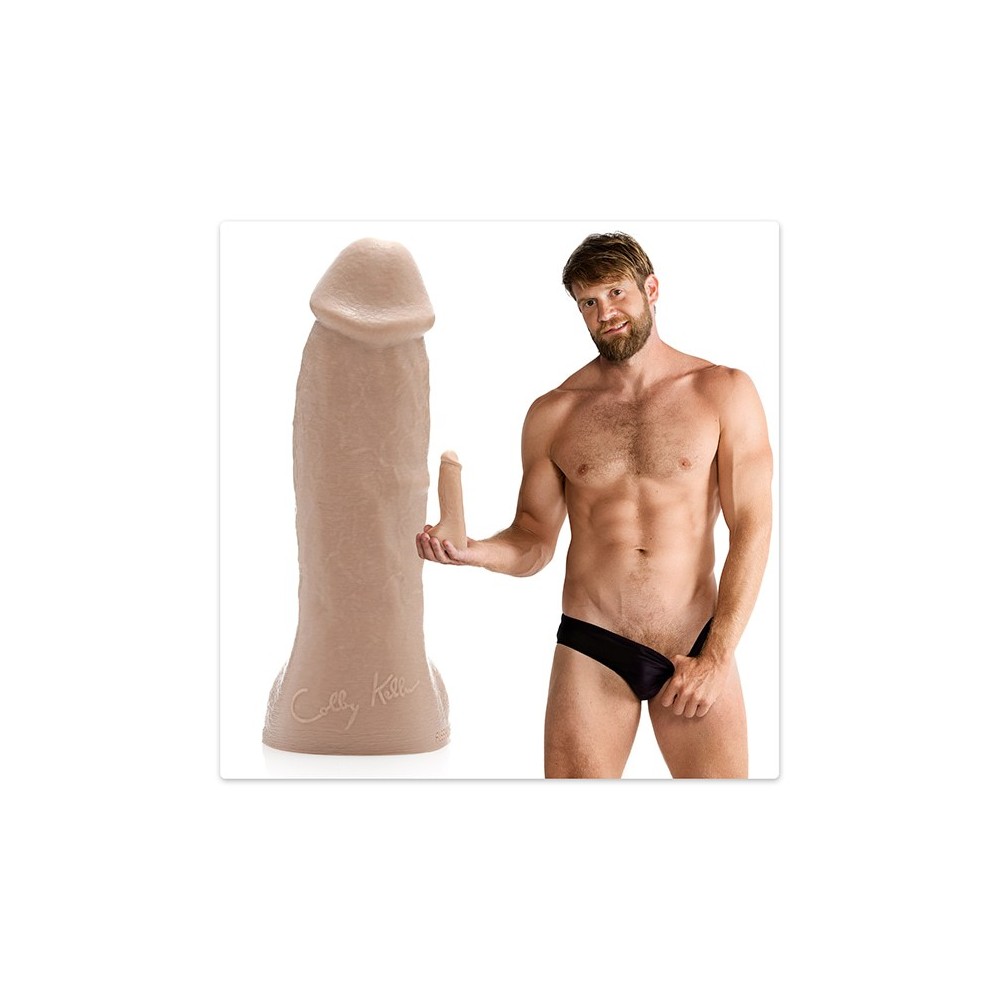 Realistisk sexlegetøjsdildo op til 19 cm Colby Keller Fleshjack Guys