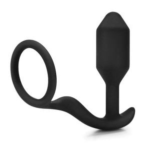 Butt Plug und Penis Ring Snug & Plug von B-Vibe vorne