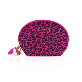 Vibrator Mini Schöne rosa Clutch-Tasche von Leopard Rianne