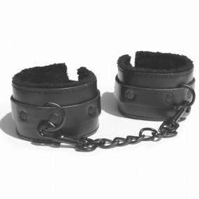 Shadow Fur Handcuffs, de veganske læderhåndjern fra Sex and Mischief