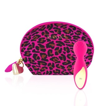Mini Lovely Leopard Rianne s vibrateur produit rose et pochette