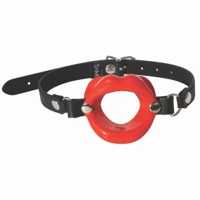 Ball gag in silicone S&M rosso