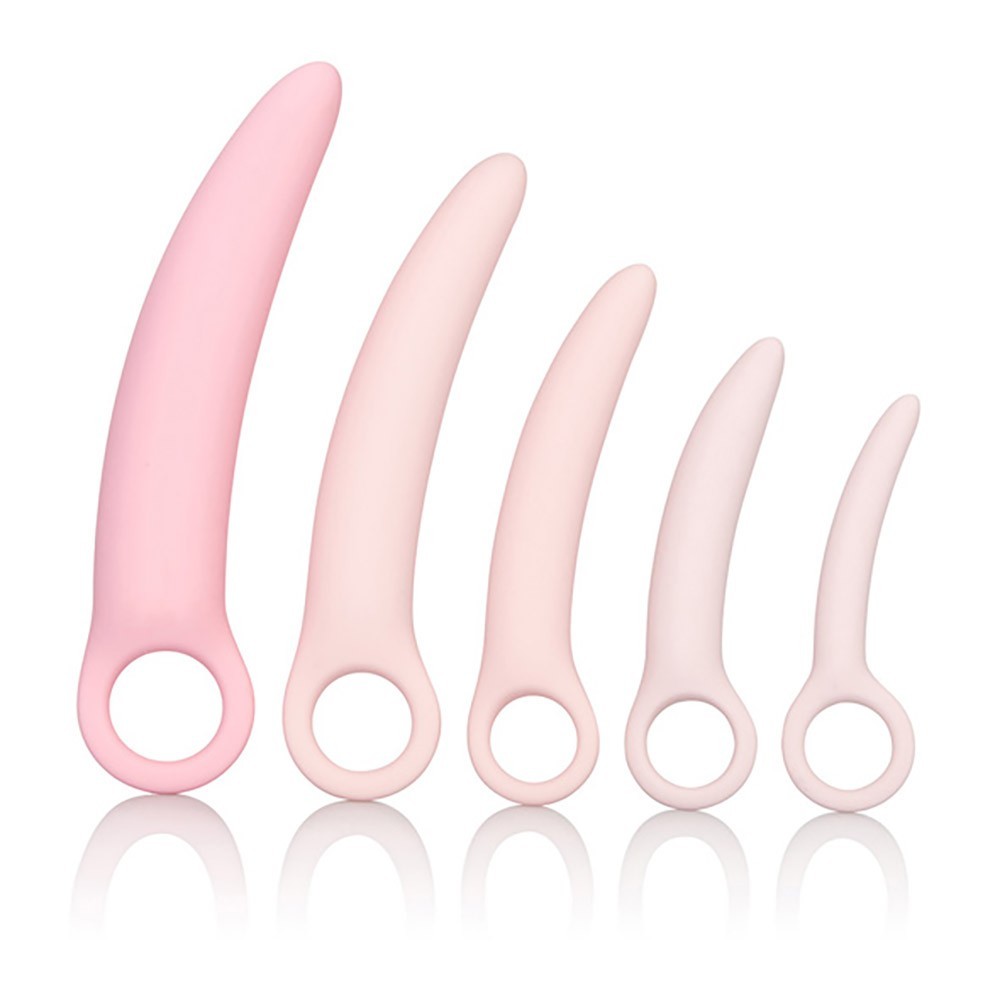Set di 5 dilatatori vaginali in silicone