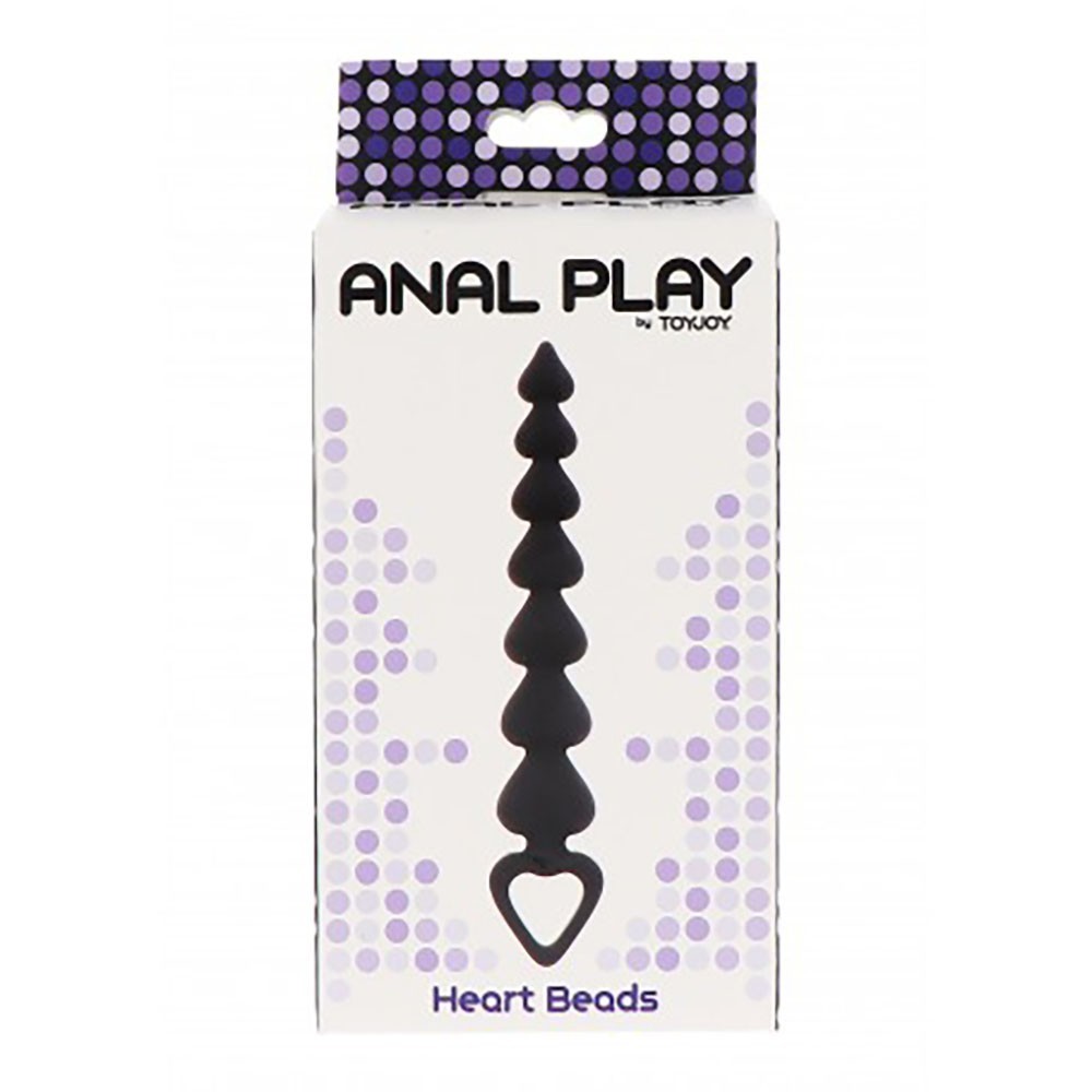Stimolatore anale con perle a cuore di Toy Joy | mysecretshop