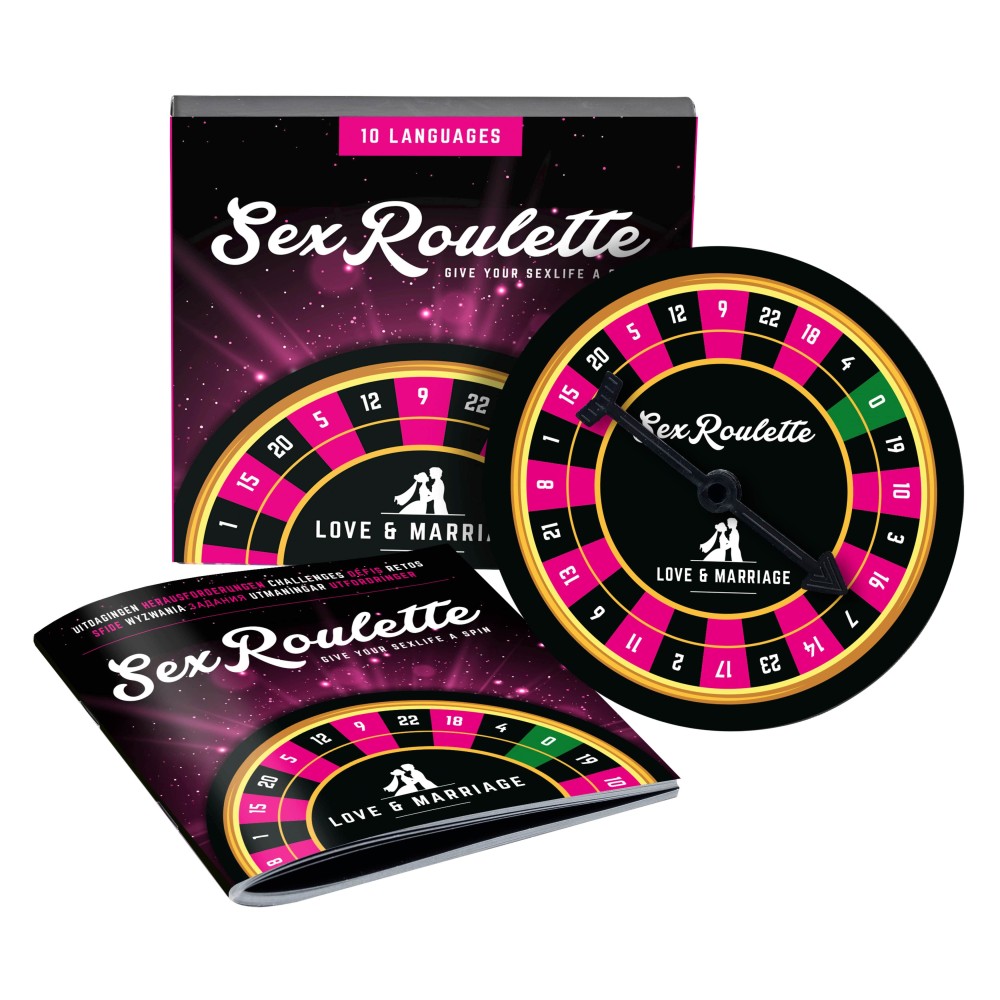 Brettspiel "Sexy Roulette" Liebe und Ehe von Tease Please