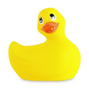 I Rub My Duckie 2.0 Classic Vibrator fra Big Teaze Toys Gul, Pink, Sort, Lilla